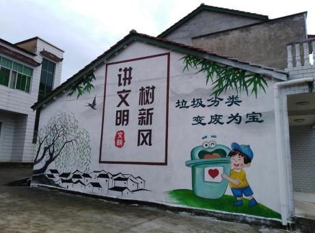 桂平墙绘是现在流行的墙体广告