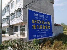 桂平墙体广告质量分析