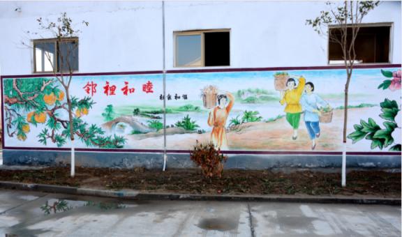 桂平乡镇文化墙 乡风文明焕发新活力