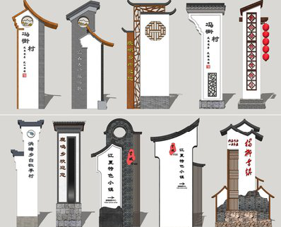 桂平美丽乡村标识标牌有哪些分类？